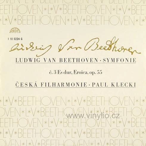 Ludwig van Beethoven, Česká Filharmonie, Paul Klecki - Symfonie Č. 3 Es Dur, Eroica, Op. 55 Vinyl/LP | Vinylio.cz - internetový
