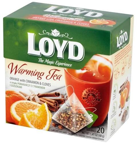 Loyd čaj warming pomeranč 40g (10)