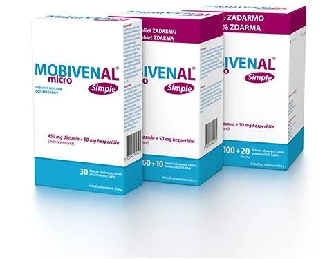 Mobivenal | Doplňky stravy s diosminem a hesperidinem