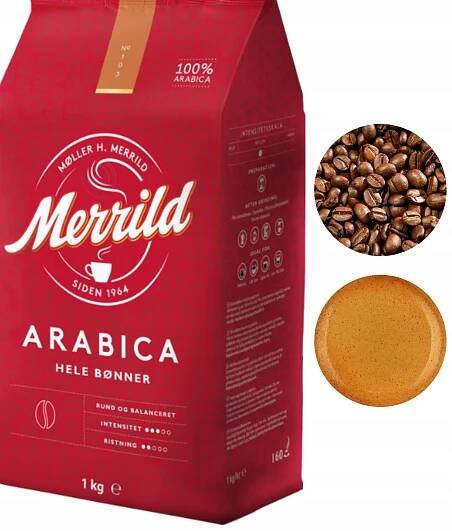 Lavazza Merrild Arabica káva 1 kg