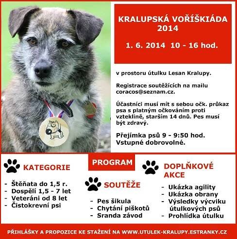 Městský útulek pro psy Lesan Kralupy nad Vltavou - Voříškiáda útulku 2014 