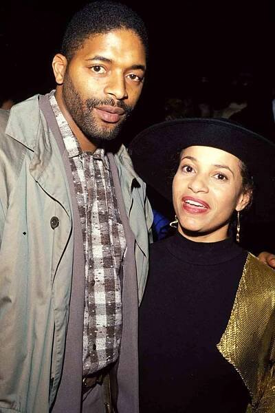 Norm Nixon & Debbie Allen during HBO's 