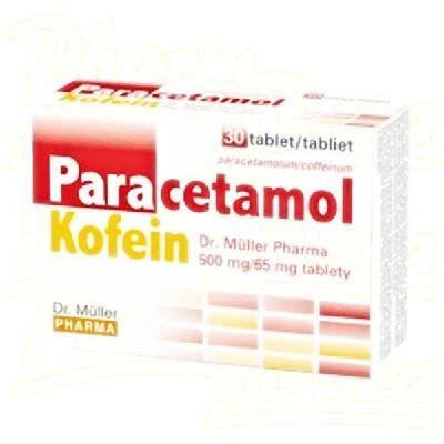 Paracetamol/Kofein Dr.Müller 500mg/65mg tbl.30