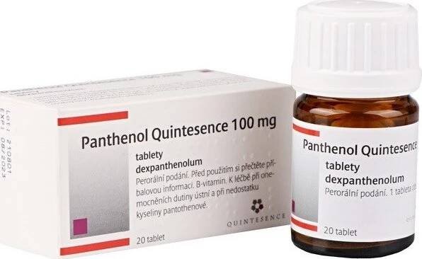 Panthenol Quintesence 100 mg 20 tbl.