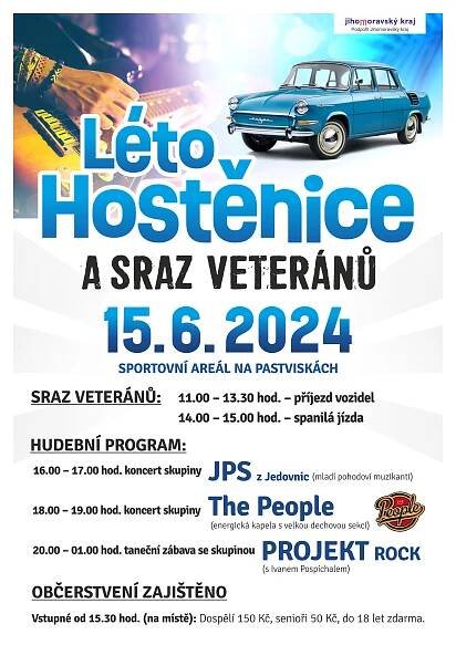 Hostěnice - Léto Hostěnice a sraz veteránů