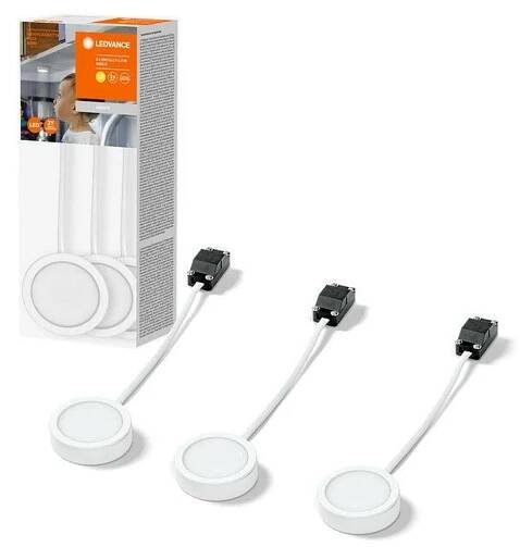 LEDVANCE Svítidlo LED podlinkové Spot Puck 65mm 3 x 3W White v balení 3ks