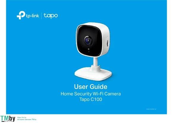 Uživatelská příručka pro domácí bezpečnostní Wi-Fi kameru tp-link Tapo C100