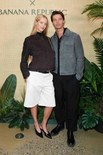 Abby Champion and Patrick Schwarzenegger on March 4, 2025.