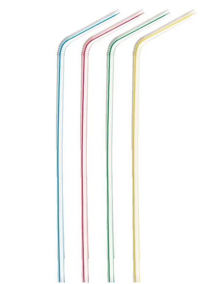 Brčka s kloubkem pruhovaná 24 cm 250ks 34 Kč