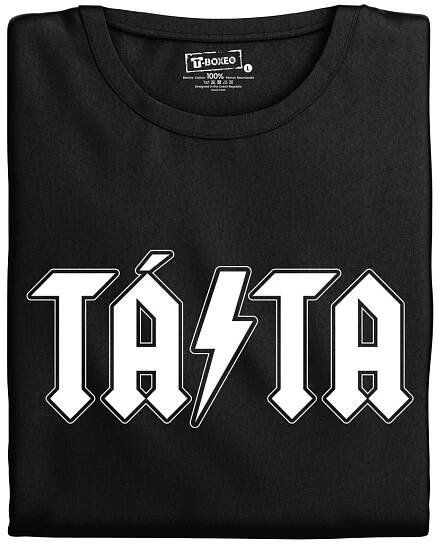Pánské tričko s potiskem Táta ACDC