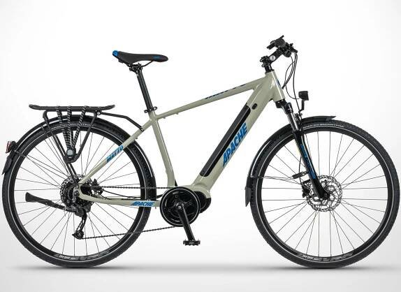 Pánské trekové elektrokolo Apache Matto Tour MX5 (2021) - rhino grey - AKUMO.cz