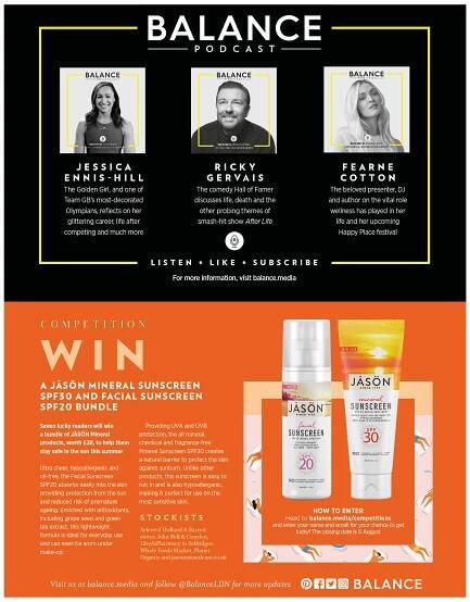 Libby Williams | Copywriter - BALANCE Magazine (Print)