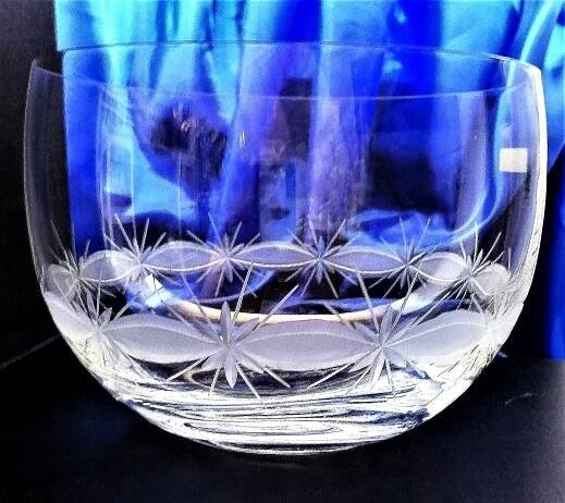 LsG-Crystal Bowl set křišťálová broušená sada broušená dekor Kanta MI-1007 5 Ks.