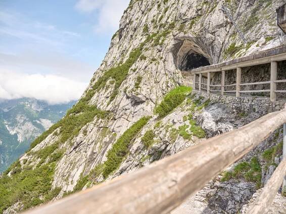 Eisriesenwelt Werfen - Bergstraßenauffahrt zum Höhleneingang
