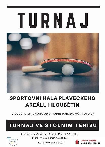 Turnaj ve stolním tenisu - Život na Praze 14Život na Praze 14