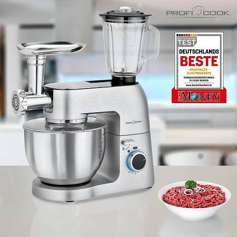 Kuchyňský robot Profi Cook 501189 1500 W stříbrný/šedý Model 501189