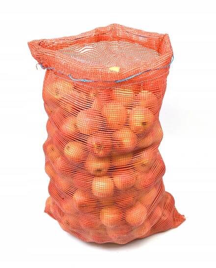 PROLAMOVANÉ SÍŤOVANÉ SÁČKY 30KG 50X85cm NA DŘEVO ZELENINA 50 Ks