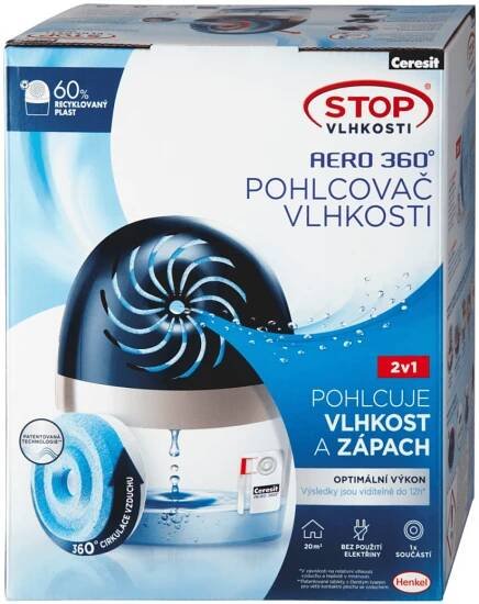 Pohlcovač vlhkosti Aero 360° Ceresit v akci levně | Kupi.cz