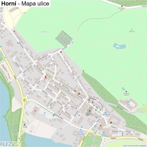 Horní - mapy | Kurzy.cz