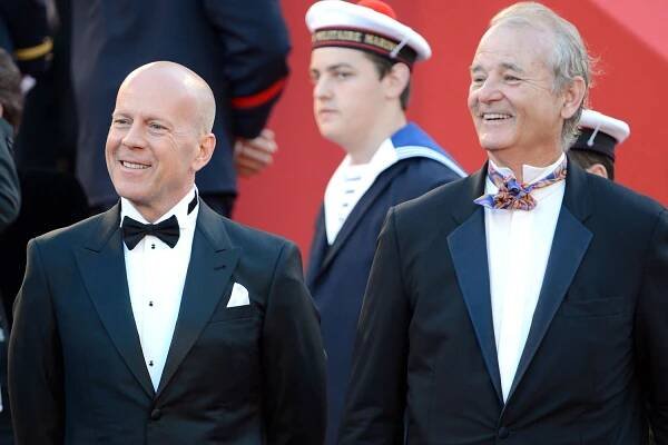 Actors Bruce Willis and Bill Murray attend opening ceremony and "Moonrise Kingdom" premiere during the 65th Annual Cannes Film Festival