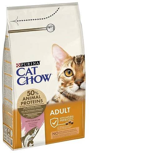 Purina Cat Chow - tuňák,losos 1,5kg