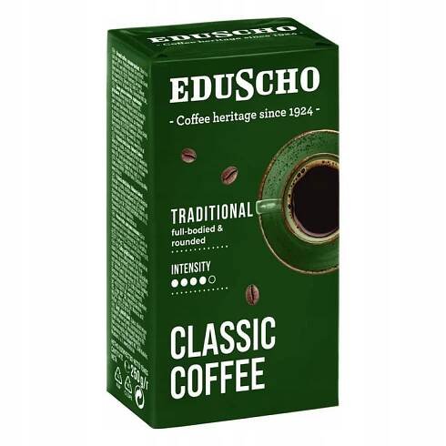Eduscho Classic Traditional 250g Mletá Káva Robusta Arabika