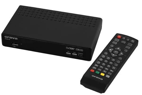 Set-top box Orava DVB-20 černá barva
