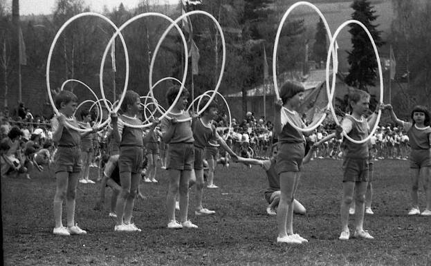 Spartakiáda 1980 ve Vimperku.