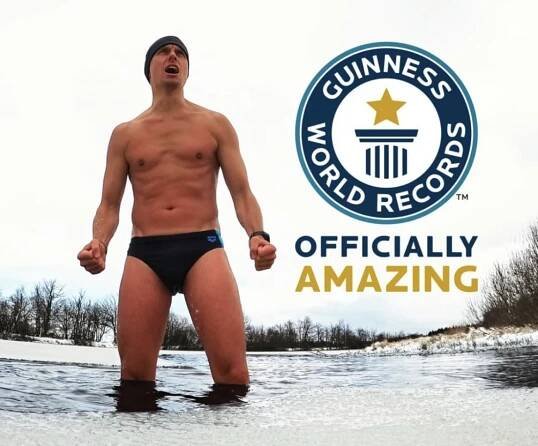 Freediver David Vencl má oficiálně uznaný rekord v Guinessově knize - Devold