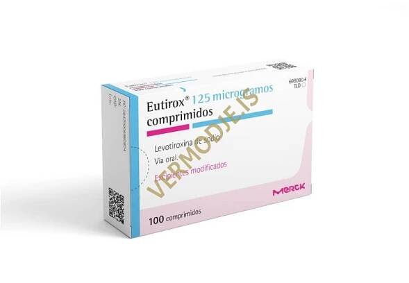 Eutirox (Levothyroxine Sodium) - 100 tabs (125mcg/tab)