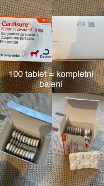 CARDISURE léky na srdce pro pejsky + měsíční dávkovač