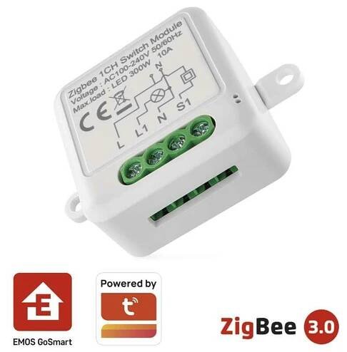 GoSmart modul spínací IP-2101SZ, ZigBee, 1-kanálový | EMOS