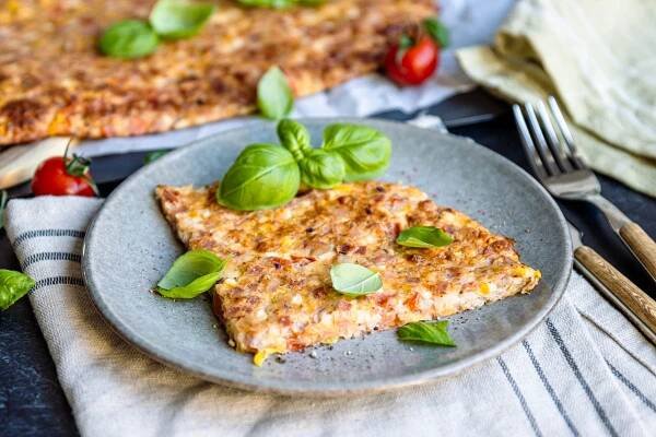 Low Carb Schüttelpizza