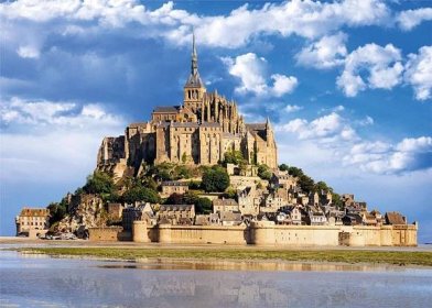 JUMBO Puzzle Mont Saint-Michel, Francie 1000 dílků