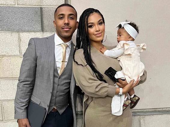 Miya Dickey and Marques Houston