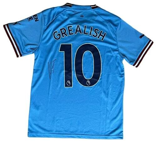 Jack Grealish Signed Manchester City Football Shirt