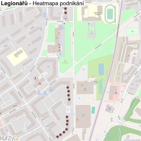 Legionářů - mapy | Kurzy.cz