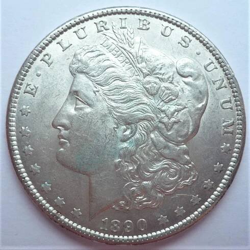 Morgan Dollar 1890 !! - Numismatika