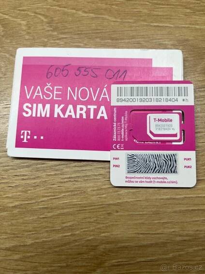 Telefonní číslo 605 555 011