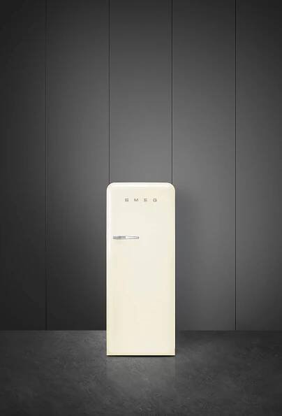 KÜHLSCHRANK 60/150/72,8 cm FAB28RCR6  - Creme, Basics, Glas/Metall (60/150/72,8cm) - SMEG