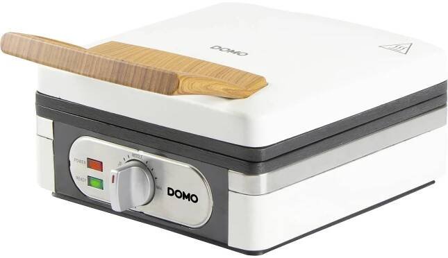 DOMO WAFFELEISEN – POWDER WHITE vaflovač  bílá