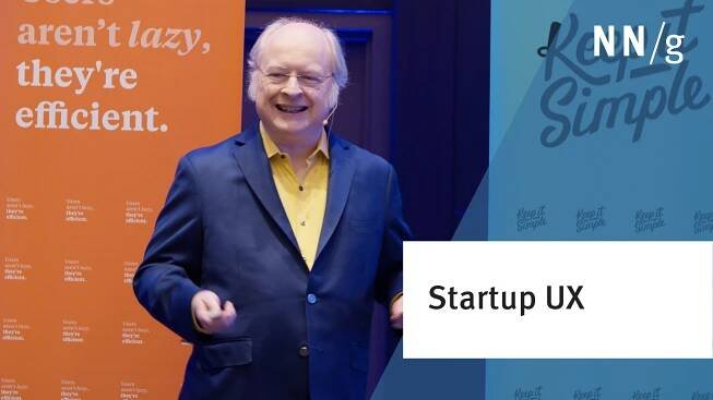 The Most Important Work for the UX Team in a Startup Company (Video)