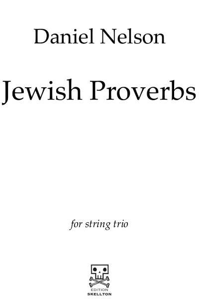 Nelson, Daniel: Jewish Proverbs