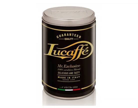 káva Lucaffé Mr.EXCLUSIVE zrnková - 250g plechovka 
