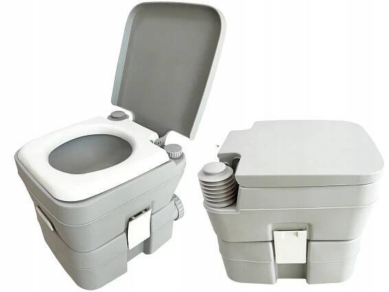 Toaleta 33L Přenosná turistická WC deska Kryt na stavební pozemek