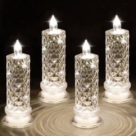 (18,4 * 6,4 cm, Rosenhalo) 4 LED svíčky bez | Kaufland.cz