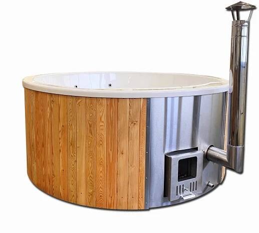 HOT TUB 200 akrylát - vestavěná kamna (MODŘÍN) - Crystalpool e-shop
