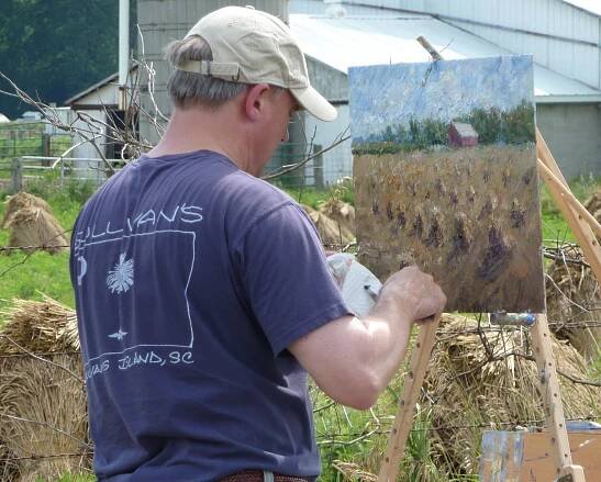 Painting Shipshewana, Indiana