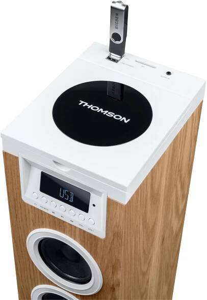 Reproduktor Thomson DS121CD bílý/hnědý | DATART