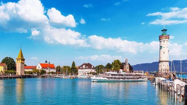 Blick auf Lindau am Bodensee
